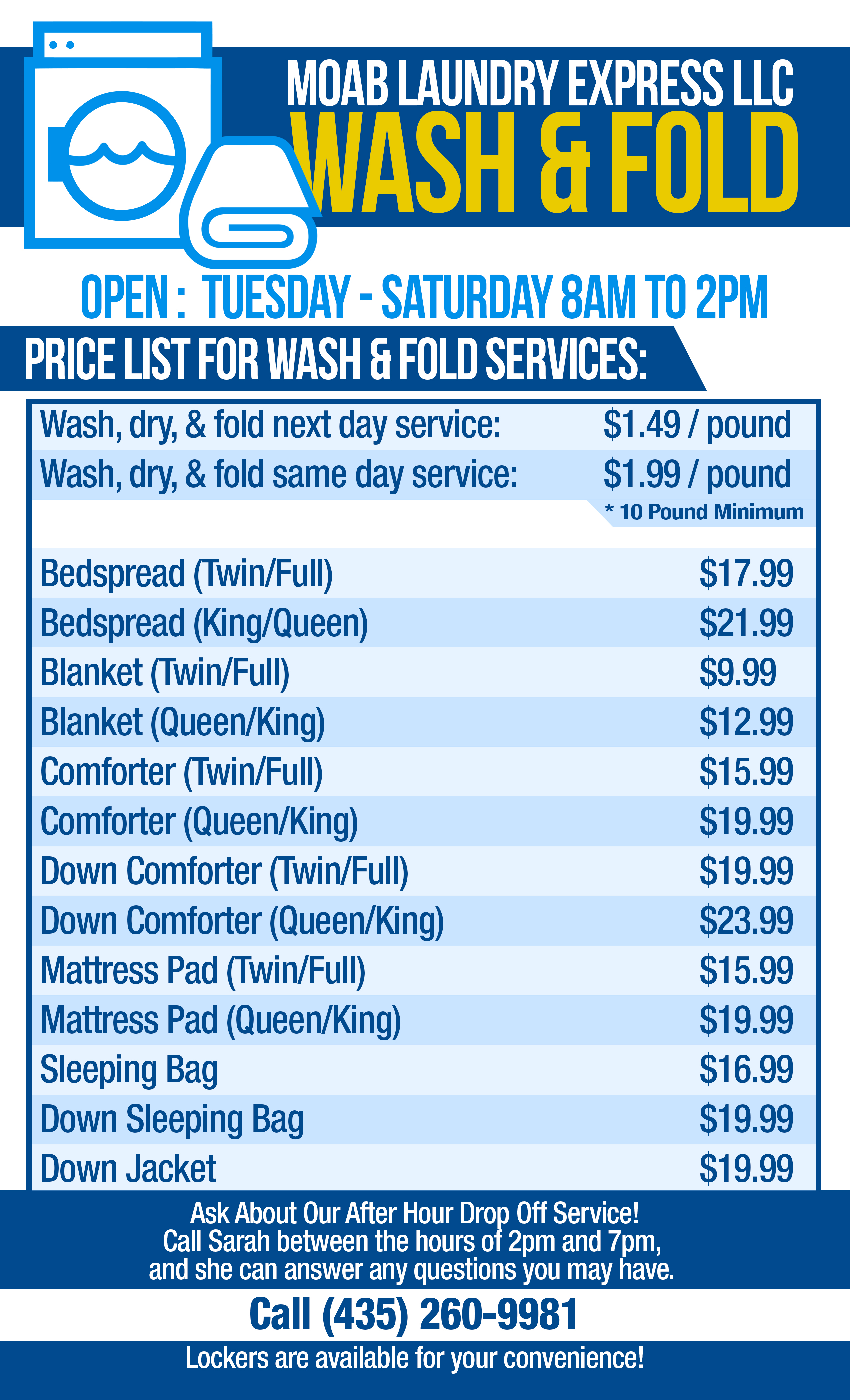 Wash And Fold Prices - How do you Price a Switches?